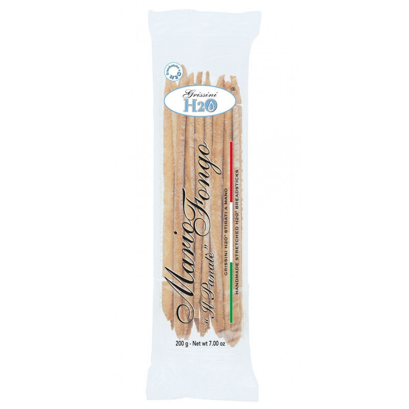 Grissini Stirati a Mano H2O 200 Grammi Grissini Stirati a Mano H2O 200 Grammi