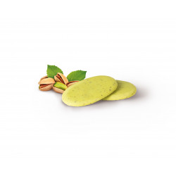 Petali di cioccolato bianco al pistacchio 100 Grammi