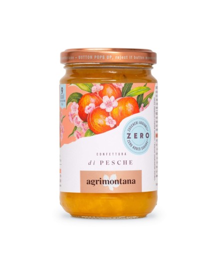 Confettura di Pesche  "Zero Zuccheri" 290gr