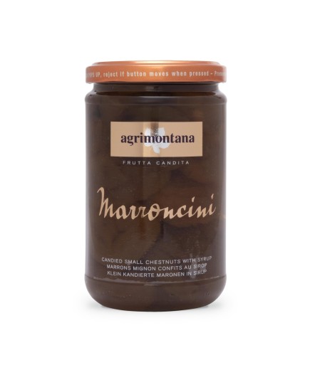 Marroncini canditi sotto sciroppo 420gr Marroncini canditi sotto sciroppo 420gr