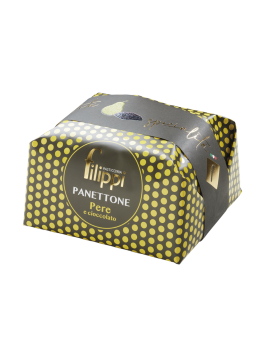 Panettone Pere e Cioccolato 500 Grammi