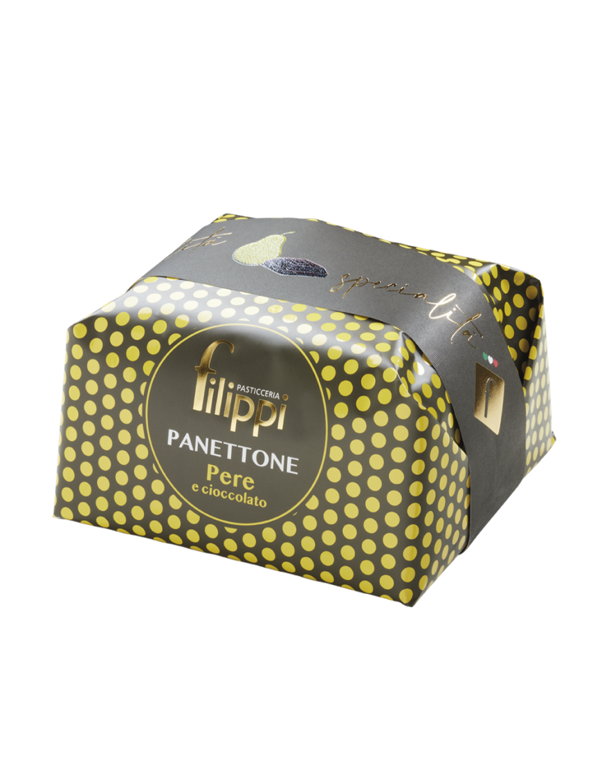 Panettone Pere e Cioccolato 500 Grammi