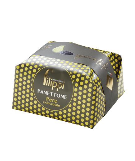 Panettone Pere e Cioccolato 500 Grammi