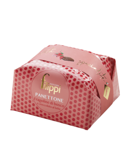 Panettone Fragoline di Bosco e Cioccolato al Latte 500 Grammi